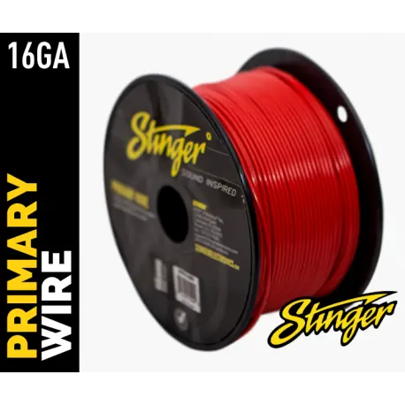 Stinger - SPW316RD strømkabel 1,5mm Rød pris pr meter 