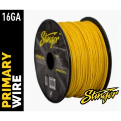 Stinger - SPW316YL strømkabel 1,5mm Gul pris pr meter