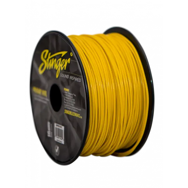 Stinger - SPW316YL strømkabel 1,5mm Gul pris pr meter 