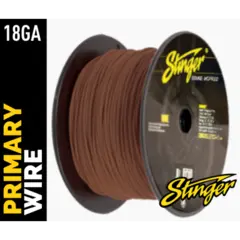 Stinger - SPW318BR strømkabel 0,75mm² Brun, 152m (rull)