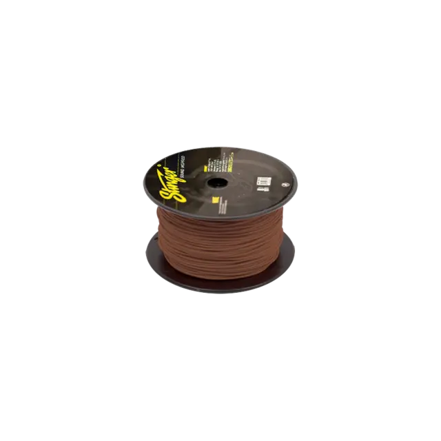 Stinger - SPW318BR strømkabel 0,75mm² Brun, 152m (rull) 