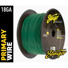 Stinger - SPW318GR strømkabel 0,75mm² Grønn pris pr meter