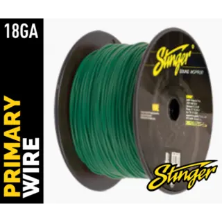 Stinger - SPW318GR strømkabel 0,75mm² Grønn pris pr meter