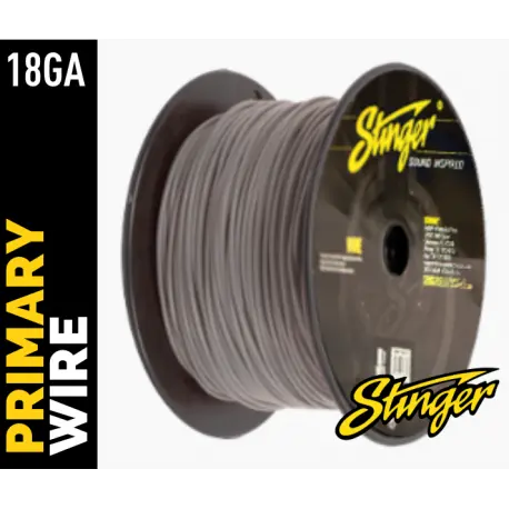 Stinger - SPW318GY strømkabel 0,75mm² Grå pris pr meter 