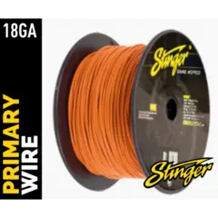 Stinger - SPW318OR strømkabel 0,75mm² Orange pris pr meter