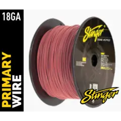 Stinger - SPW318PK strømkabel 0,75mm² Rosa pris pr meter