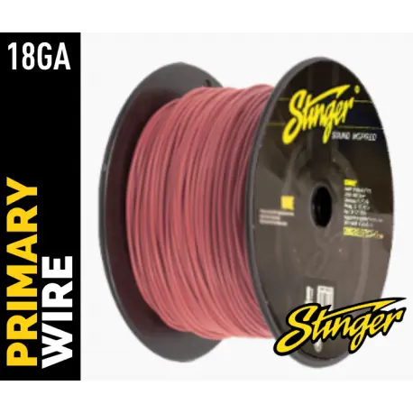 Stinger - SPW318PK strømkabel 0,75mm² Rosa pris pr meter 