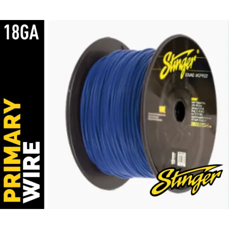 Stinger - SPW318TU strømkabel 0,75mm² Blå pris pr meter 