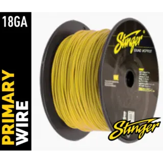 Stinger - SPW318YL strømkabel 0,75mm² Gul pris pr meter