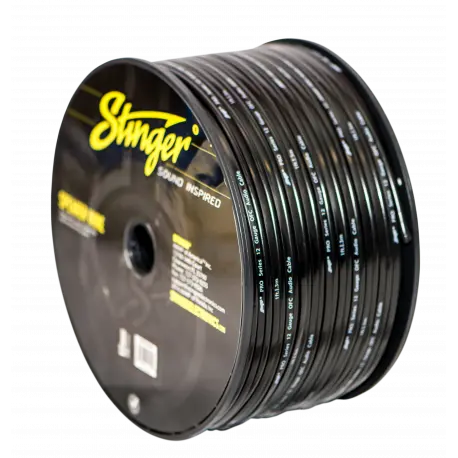 Stinger høyttalerkabel 4mm² SPW512BK 14ga. sort pris pr meter 