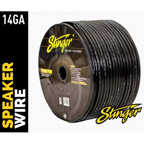 Stinger høyttalerkabel 2,5mm² SPW514BK 14ga. sort pris pr meter 