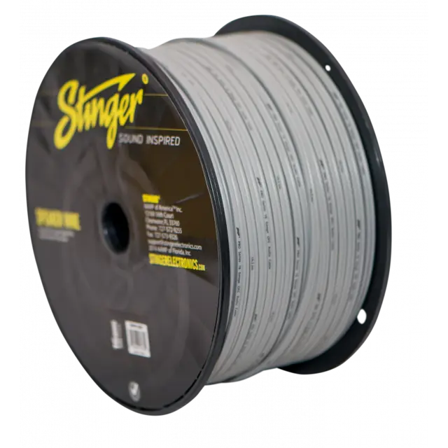 Stinger høyttalerkabel 1,5mm² SPW516GY 14ga. grå pris pr meter 