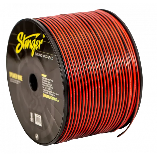 Stinger høyttalerkabel 1,5mm² SPW516RB 16ga. rød/sort -  pris pr meter 