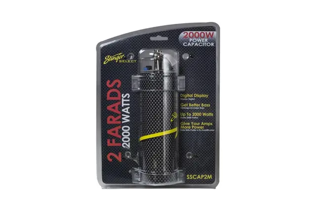 Stinger Select kondensator 2F SSCAP2M 2 Farad kondensator - carbon look 