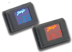 Stinger voltmeter LED SVMB 3 digit - LED - Blå