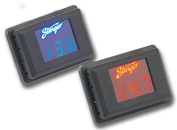 Stinger voltmeter LED SVMR 3 digit - LED - Rød 