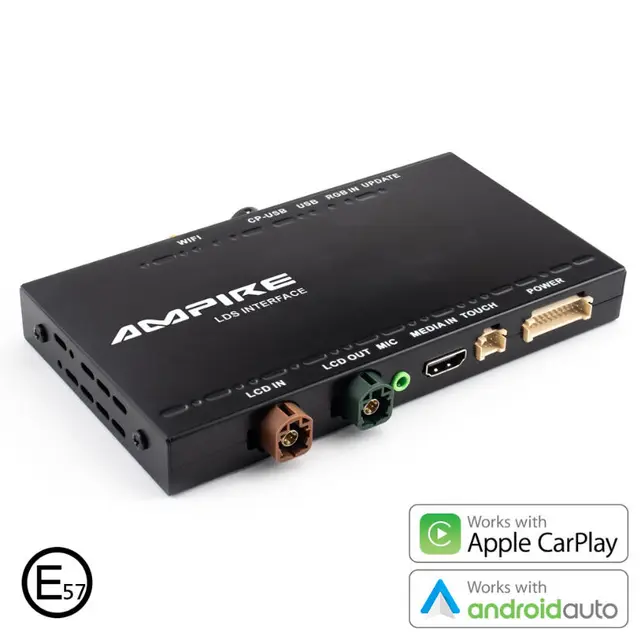 Ampire Trådløs Apple Carplay/AndroidAuto Audi m/MMI 3G/3G+ (High/Low) 