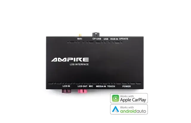 AMPIRE Trådløs Apple Carplay/AndroidAuto Porsche m/PCM 3.1 BILDER AVVIKER 