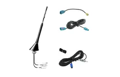 ANTENNENSYSTEME FM/DAB-Takantenne Komplett pakke m/DIN/SMA kontakter
