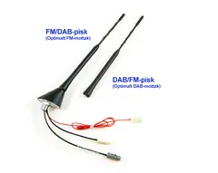 DAB FM Takantenne av beste kvalitet Aktiv antenne for montering på tak