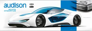 Audison banner 3x1 meter