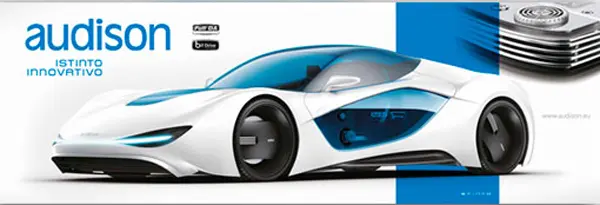 Audison banner 3x1 meter 