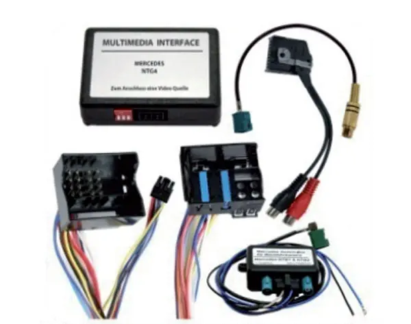 CAS Multimedia + ryggekamera adapter Alle Mercedes m/Comand NTG-4 