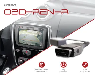 CAS Ryggekamera adapter (inkl. koding) Renault/Dacia m/Media Nav System