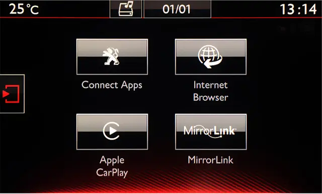 CAS Apple Carplay/MirrorLink aktivering Citroen/Peugeot m/SMEG+ iV2 (201x -->) 