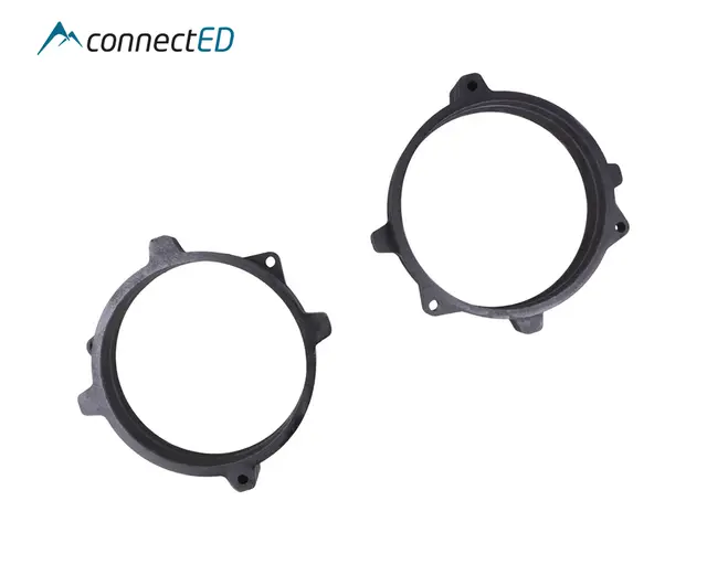 ConnectED MDF høyttaleradaptere (130mm) BMW X5/X6 (F15/F16) (2014 - 2019) front 