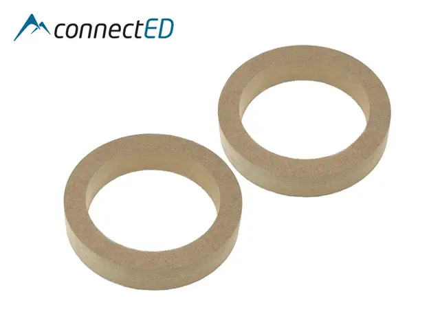 ConnectED MDF høyttaleradaptere (130mm) Universale (30mm dybde) 