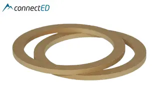ConnectED MDF høyttaleradaptere (165mm) Universale (8mm dybde)
