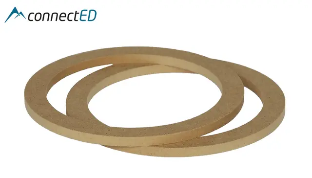 ConnectED MDF høyttaleradaptere (165mm) Universale (8mm dybde) 