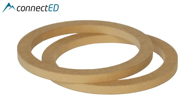 ConnectED MDF høyttaleradaptere (165mm) Universale (12mm dybde) 