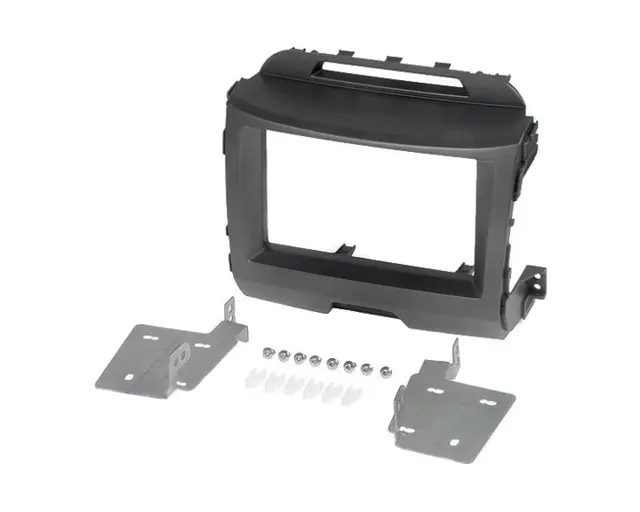 ConnectED monteringsramme 2-DIN Kia Sportage (2010 - 2015) Mørk grå 