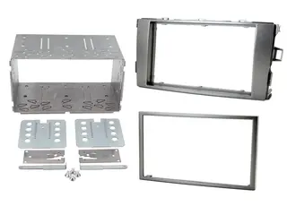 ConnectED monteringsramme 2-DIN Toyota Auris (2007-2012) Metallgrå