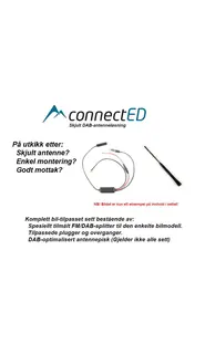 ConnectED skjult DAB-antenne (Fakra) Audi (2009 - 2017) Concert/Symphony/RMC