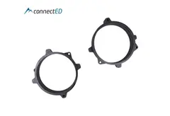 ConnectED MDF høyttaleradaptere (130mm) BMW X5/X6 (F15/F16) (2014 - 2019) front