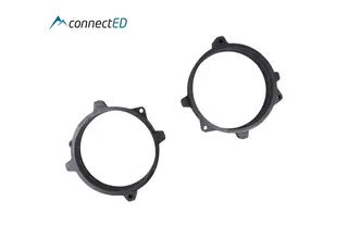 ConnectED MDF høyttaleradaptere (130mm) BMW X5/X6 (F15/F16) (2014 - 2019) front