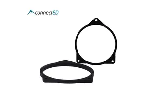 ConnectED MDF høyttaleradaptere (100mm) BMW 5-serie (E6x) (2004 - 2010) front