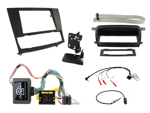 ConnectED komplett 2-DIN monteringskit BMW 3-Serie (2005-2011) m/Auto AC - Sort 