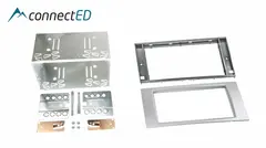 ConnectED Premium monteringskit 2-DIN Ford - Rektangulær - Sølv