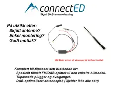 ConnectED skjult DAB-antenne (SMB) Hyundai (1995 -->) Se egen liste.