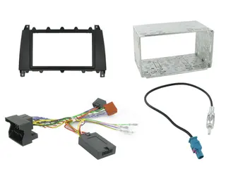 ConnectED komplett 2-DIN monteringskit C-Klasse (W203) (2005 - 2006)