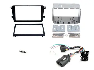 ConnectED komplett 2-DIN monteringskit C-Klasse (W203) (2001 - 2004)