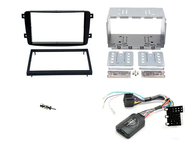 ConnectED komplett 2-DIN monteringskit C-Klasse (W203) (2001 - 2004) 