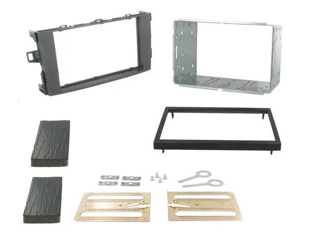 ConnectED monteringsramme 2-DIN Toyota Auris (2007-2012) Sølvgrå 