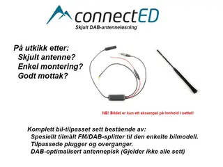 ConnectED skjult DAB-antenne (SMB) Toyota ProAce (2013 - 2016)