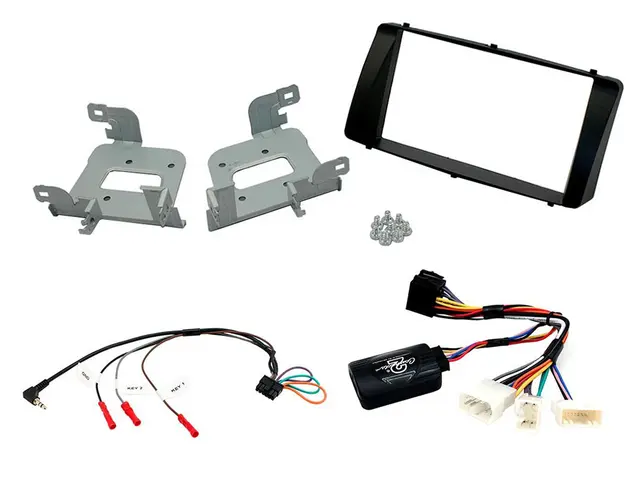 ConnectED komplett 2-DIN monteringskit Toyota Corolla (2002 - 2007) m/rattkont. 
