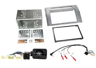 ConnectED komplett 2-DIN monteringskit Toyota Corolla Verso (2004 - 2009) Sølv
